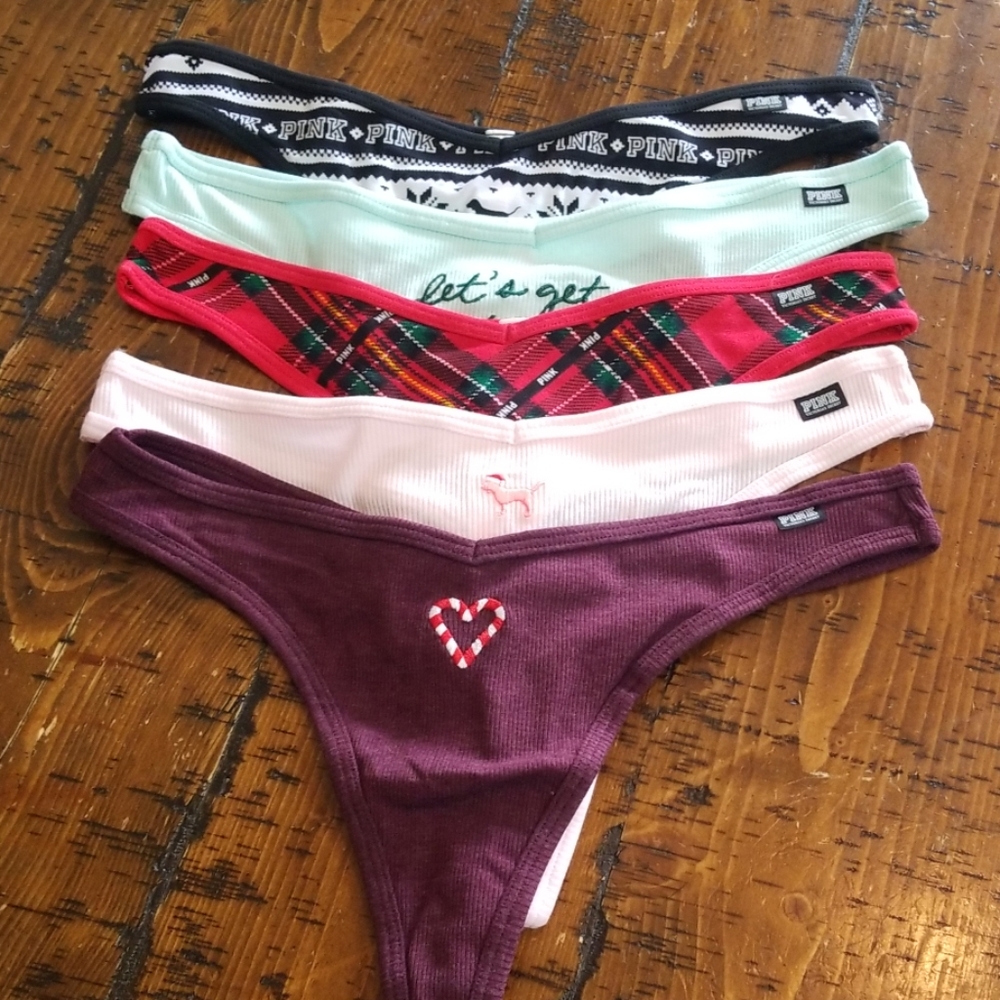 Nwt Victoria's secret holiday thongs